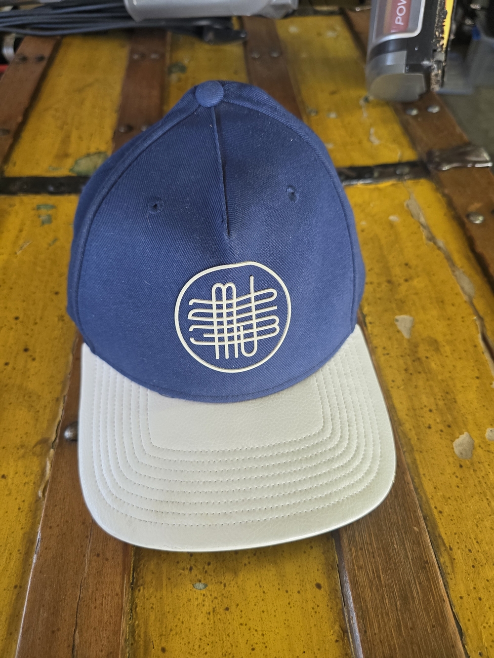 Air Jordan 23 Tokyo Jumpman Snapback Hat Blue Cap Nike Preowned VG Adjustable